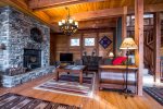 The perfect Montana retreat Beautiful wood and Art throughout the home.